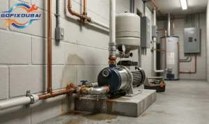 Moisture around Pump